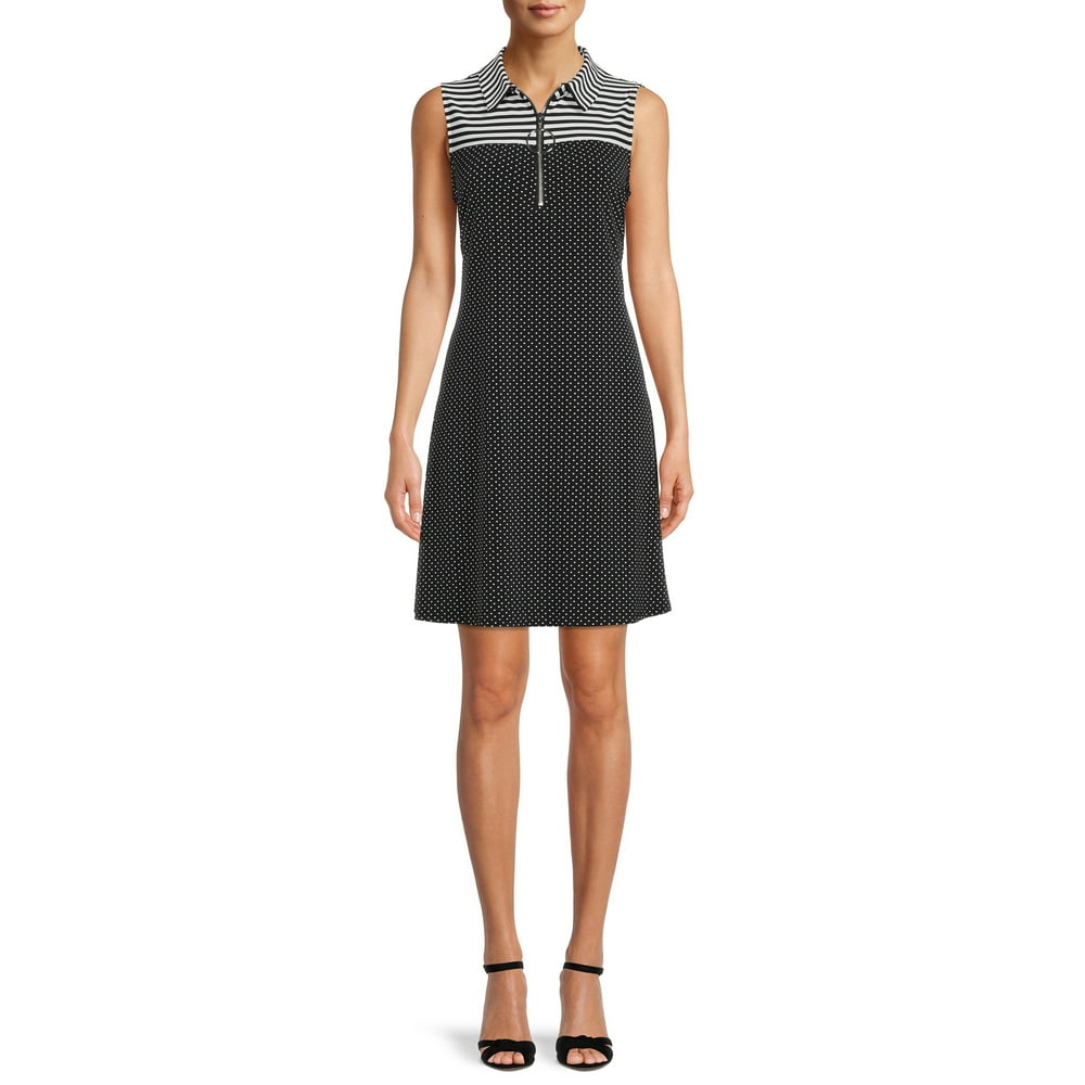 MSK MSK Women's Sleeveless OZip Dress