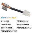 thumbnail image 4 of Termistor de refrigerador Sikawai W10383615 para Whirlpool, 4 of 7