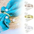 thumbnail image 2 of Porte-serviettes Ronds en Métal pour Boucles de Mariage S5L7, 2 of 9