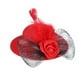 thumbnail image 2 of Sombreros de copa de pollo divertidos Greeniant Mini gorras con dobladillo decoración puesta en escena accesorio disfraz de Aseo de mascotas Rojo, 2 of 6