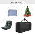 thumbnail image 3 of Sac de Rangement pour Arbre de Noël Grande Capacité Réutilisable Imperméable Résistant à la Chaleur Fermeture Éclair Rangement d'Articles Sac de Rangement pour Arbre de Noël Extra-Grand Pochette pour Meubles pour la Maison, 3 of 7