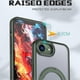 thumbnail image 5 of Green TPU and Acrylic Stand Case for 16e with MagSafe Support, 5 of 5