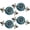 Blue with Pattern, variant on Ceramic Knobs, Dresser Knobs, Vintage Cabinet Knobs, with Antique Bronze Plate, Decorative Drawer Knobs Pull Handles for Closet, Cupboard