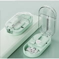 thumbnail image 2 of 1 juego de cortador de medicamentos portátil, cortador de medicamentos, cortador de medicamentos, corte preciso de medicamentos y caja de embalaje de tabletas, 2 of 2