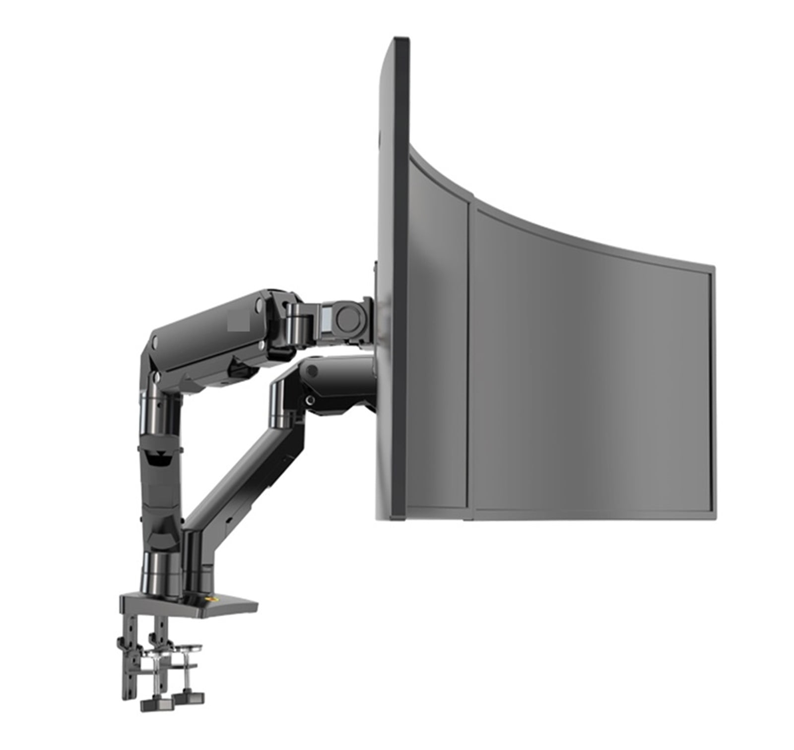 Mechanical Spring Arm 27-34 Inch Dual Arc Screen Desktop Monitor Holder 5-16kgs Ultra Wide Monitor Mount With USB Port ,Flexible and Strong Support