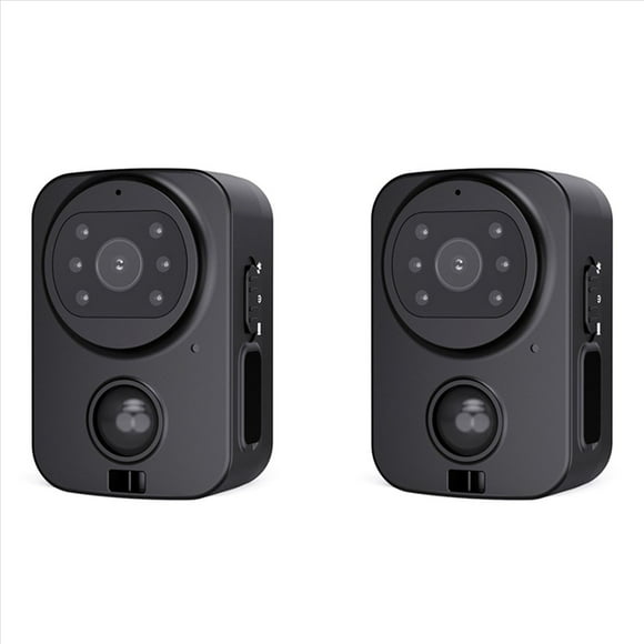 2X PD01 Cámara Impermeable 1080P Cámaras de Bolsillo FHD Batería de Larga Duración Grabadora de Video PIR Cámara de Acción Deportiva DV para Bicicleta Sin Tarjeta de Memoria
