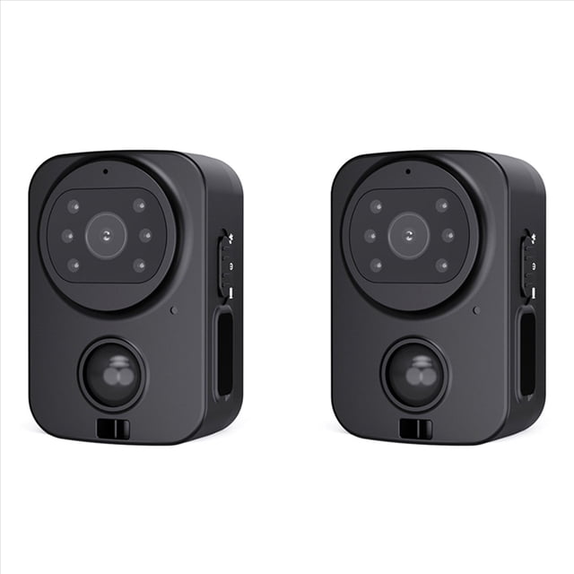 2X PD01 Cámara Impermeable 1080P Cámaras de Bolsillo FHD Batería de Larga Duración Grabadora de Video PIR Cámara de Acción Deportiva DV para Bicicleta Sin Tarjeta de Memoria