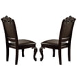 thumbnail image 2 of Espresso Finish, Hand Carved Details - Perfect for Traditional Dining Room Settings, Adding Elegance, 2 of 4