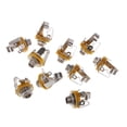 thumbnail image 4 of 2x 10 Pcs 1/4'' 6.35mm Stereo Socket Female Connector Panel Mount Solder Chassis Audio Speaker Adapter Cable Connector, 4 of 10