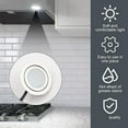 thumbnail image 4 of 12V DC 2W Range Hood Lights with EL Socket Male, 2Pack Hole Closet Stove LED Light Recessed, Kitchen Light Bulb, 4 of 7