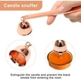 thumbnail image 5 of Plutput Stainless Steel Candle Wick Trimmer Snuffer, Rose Gold, 5 of 6