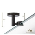 thumbnail image 4 of Large Pivot Rectangle Mirror With Brushed Chrome Wall Anchors | Silver Backed Adjustable, 4 of 6