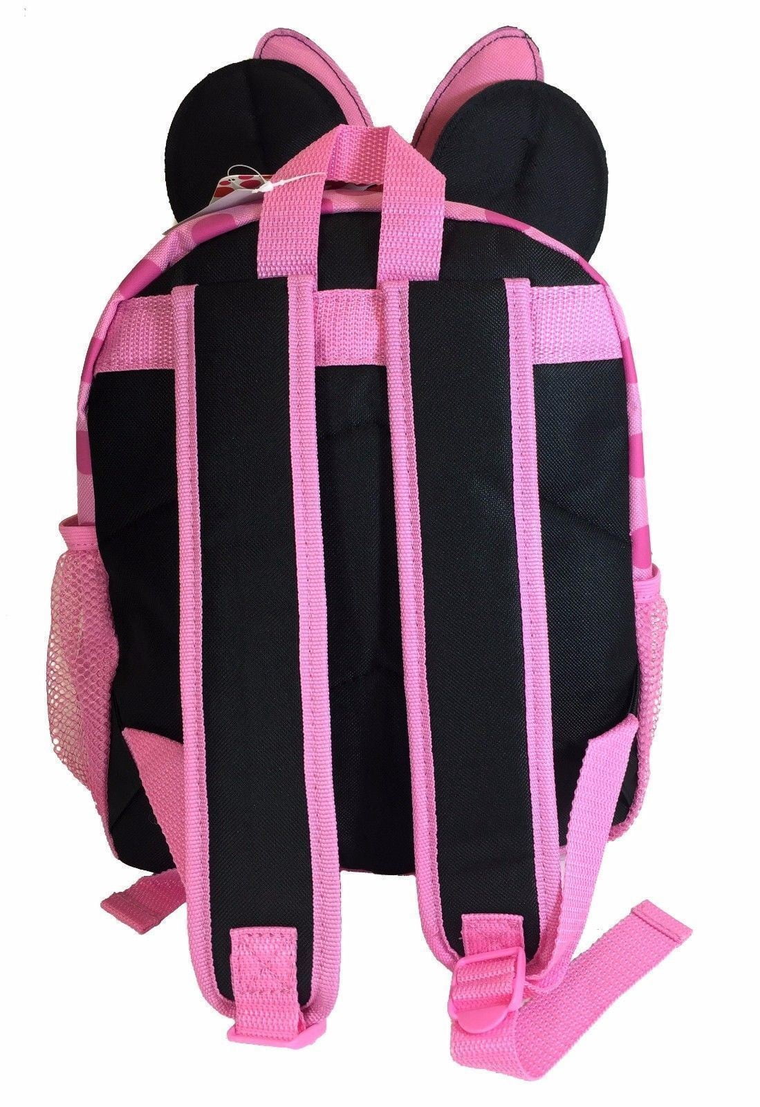 12" Disney Minnie Mouse Face Back to School Backpack Small Bag with 3D Ear