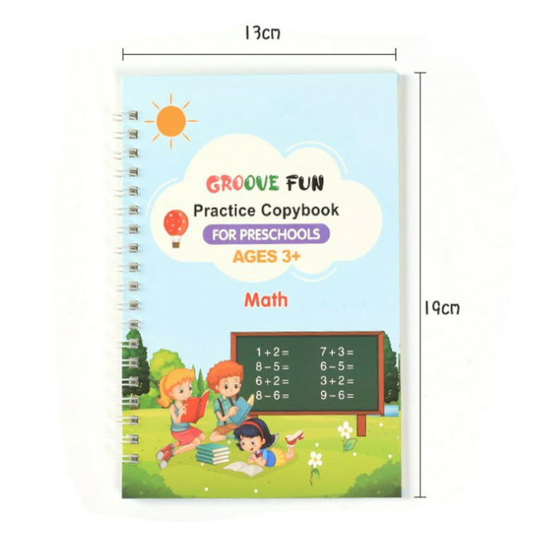 Magic Ink Copybooks for Kids Reusable Handwriting Workbooks for