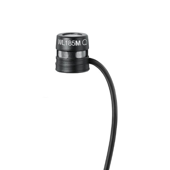 Micrófono Lavalier Shure WL185M profesional de perfil bajo