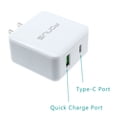 thumbnail image 6 of 36W Quick Home Charger w MicroUSB 10ft USB Cable N5Z for Samsung Galaxy J7 (2018) Refine J2, J1, Halo Express 3 Avant Amp 2 J3 (2018) Alpha Admire 2 A6 A5, Mega 6.3, Convoy 4 - Wiko Ride, 6 of 7