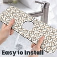 thumbnail image 6 of Kdxio Retro Bunny Pattern Non-Slip Diatom Mud Faucet Drain Pad,Self Absorbent Mat for Kitchen Sink for Variety Kitchen & Bathroom Countertops, 6 of 7