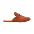 thumbnail image 2 of Flat Mule Tipo Mocasín Punta Cuadrada Para Mujer Color Camel Platonia ANDARES-03-CAMEL, 2 of 5