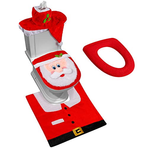 D-FantiX 3D Nose Santa Toilet Seat Cover Funny Christmas Decorations Bathroom Set of 5 | Walmart Canada D-FantiX 3D Nose Santa Toilet Seat Cover Funny Christmas Decorations Bathroom Set of 5 | Walmart Canada