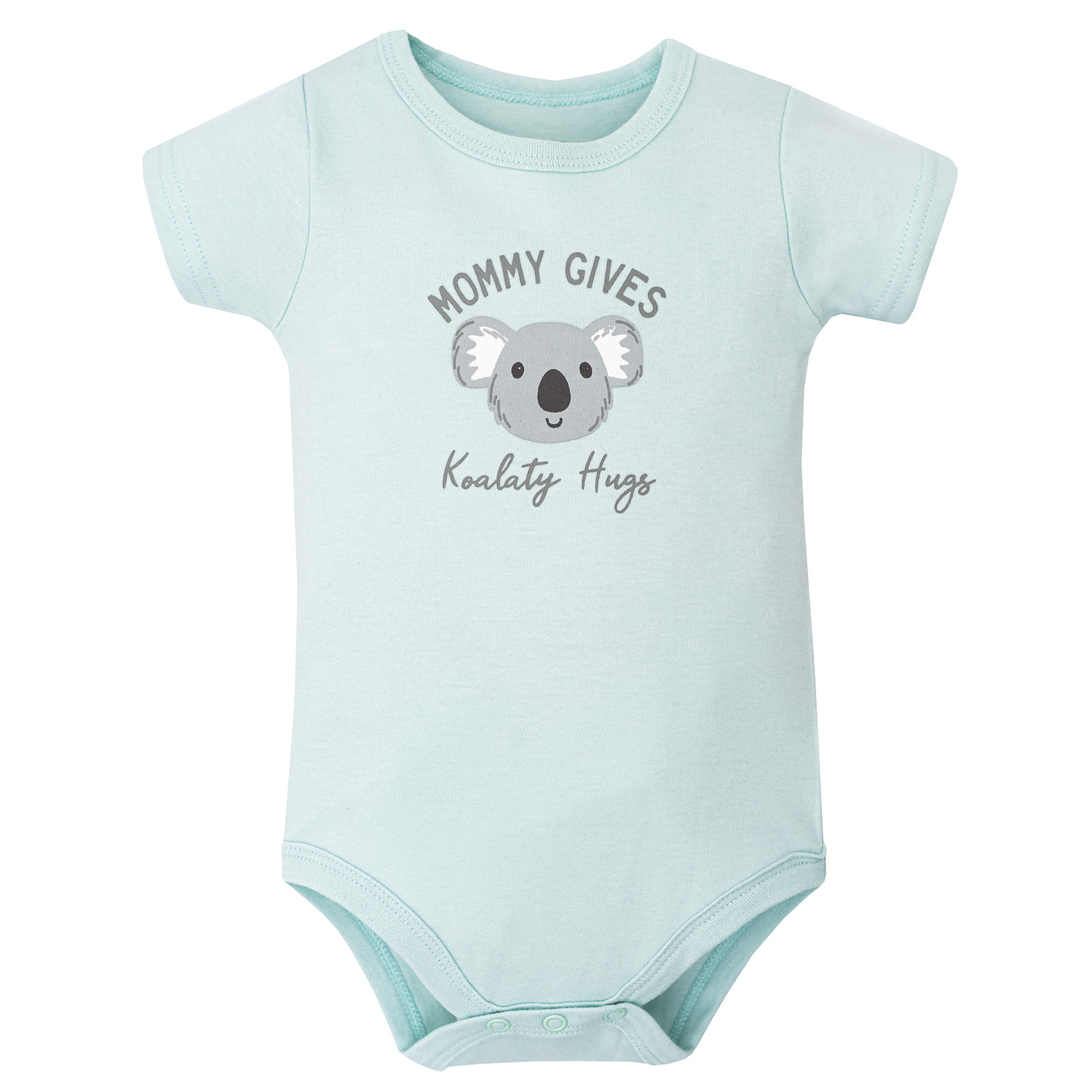 Hudson Baby Boy Cotton Bodysuit, Shorts and Shoe Set, Koala Hugs, 12-18 Months