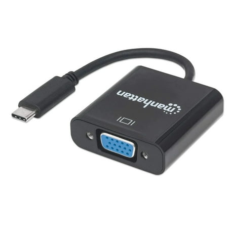 UPC: 0766623151771 | Manhattan USB-C to VGA Female Converter – USB 3.0 Superspeed – USB 3.2 Gen 1