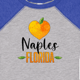 thumbnail image 4 of Inktastic Naples Florida Orange in Heart Boys or Girls Baby Bodysuit, 4 of 5