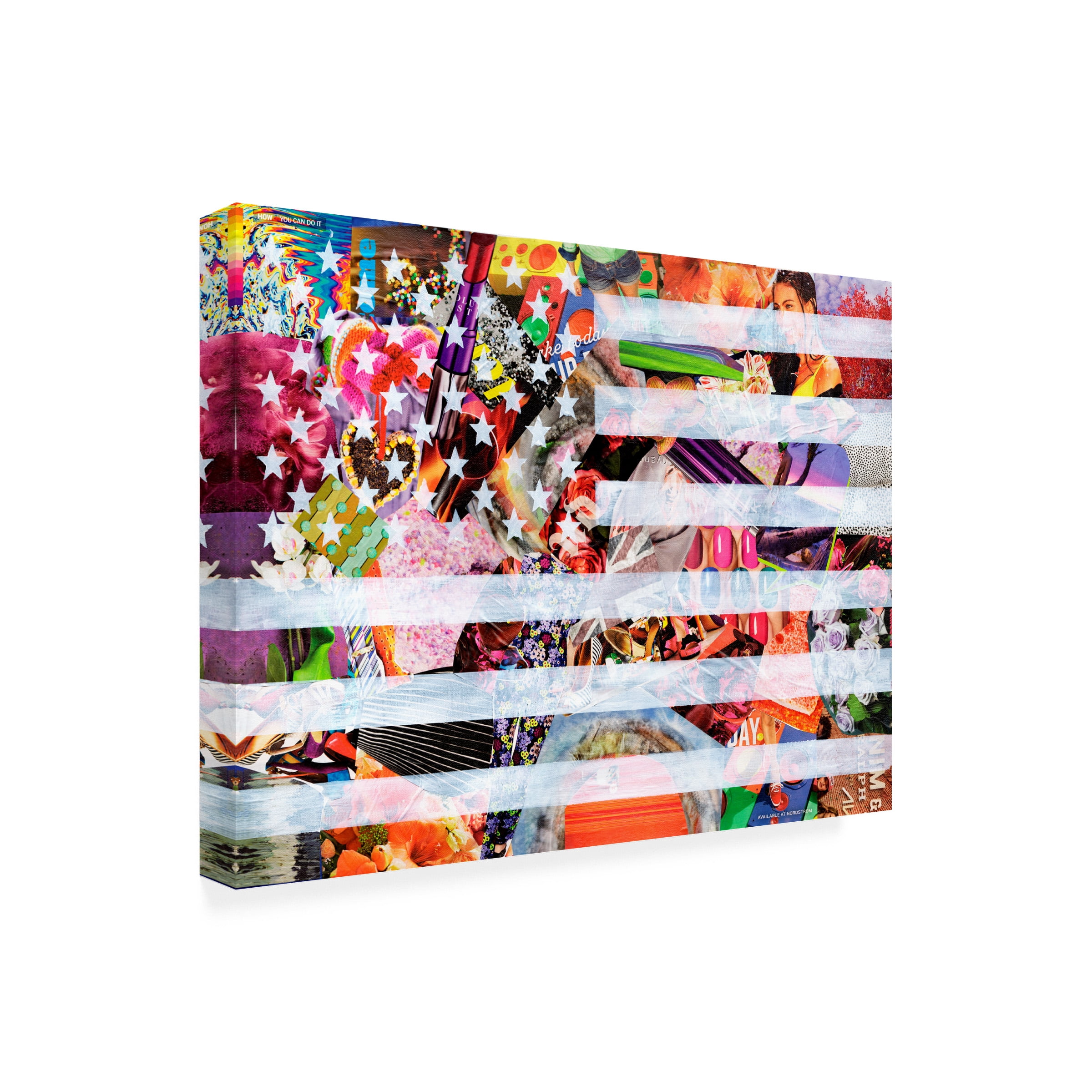 Artpoptart 'Murican Flag' Outdoor Canvas