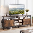 thumbnail image 2 of Gymax TV Stand for TVs up to 65'' Entertainment Center w/ 2 Storage Cabinets & 4 Open Shelves, 2 of 10