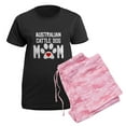 thumbnail image 5 of CafePress - Australian Cattle Dog Mom Pajamas - Women's Short Sleeve Print T-Shirt and Pants Dark Cotton Pajama Set, 5 of 7