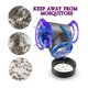 thumbnail image 2 of Worallymy Pest Light USB 5W Electric Indoor Bug Fly Light Lámpara atrapa insectos lavable de bajo ruido con LED, negro Worallymy JD735802094, 2 of 7