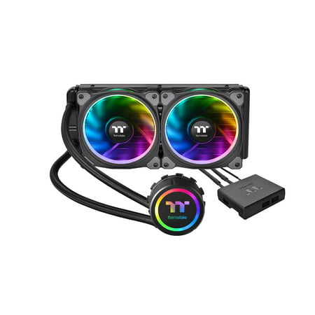 Thermaltake Floe Riing RGB 240mm Water Liquid Cooling Gaming CPU Cooler AIO - (Best Liquid Cooling For Gaming Pc)