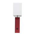 thumbnail image 2 of Elegant Designs Modern Leather Table Lamp with USB and White Fabric Shade, 2 of 7