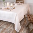 D'Moksha Homes Gold Tablecloth 60 x 120 Inch Vegan Silk, Cruelty Free