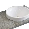 thumbnail image 2 of 37" Gray granite countertop and single round right sink, 2 of 4