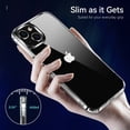 thumbnail image 2 of Nalacover for iPhone 13 6.1 inch Ultra Slim Case,Luxury Crystal Clear Glossy Hard PC + TPU Silicone Bumper Shockproof Anti-Yellowing Camera Lens Protector Drop Protection Cover.Clear, 2 of 11