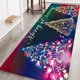 thumbnail image 3 of Alfombra navideña antideslizante con estampado navideño, alfombra para sala de estar, suelo, cocina, baño, 3 of 5