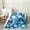 Sky Blue, variant on Erosebridal 3D Shark Flannel Blanket, Underwater Sealife Sherpa Throw, Ocean Theme Decor