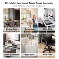 thumbnail image 4 of Protector de mesa Easy Easy Life, PVC transparente, 43 x 168 cm, impermeable, 4 of 7