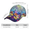 thumbnail image 2 of Salouo Spring Flower Seasonal Print Unisex Sports Hat, Adjustable Golf Dad Hat Outdoor Cap Mountain Dad Hat Adjustable Fit Baseball Cap for Men and Women, 2 of 6