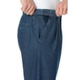 thumbnail image 3 of KingSize Men's Big & Tall Relaxed Fit Comfort Waist Pleat-Front Expandable Jeans, 3 of 4