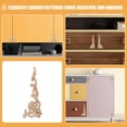 thumbnail image 4 of HEALEEP 2pcs Wood Onlay Furniture Decoration with Classic Carved Pattern for Homeowners, 4 of 6