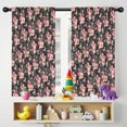 thumbnail image 5 of Blackout Kids Curtains,Pioneer Flower Floral Print Pattern Childrens Insulated Curtains Set Of 2,Bedroom Essentials,Toddler Room Decor 42"x54", 5 of 5