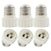 6 Pack E26/E27 to GU10 Adapter, E26/27 Edison Screw to GU10 Bayonet Base Socket Adapter Converter