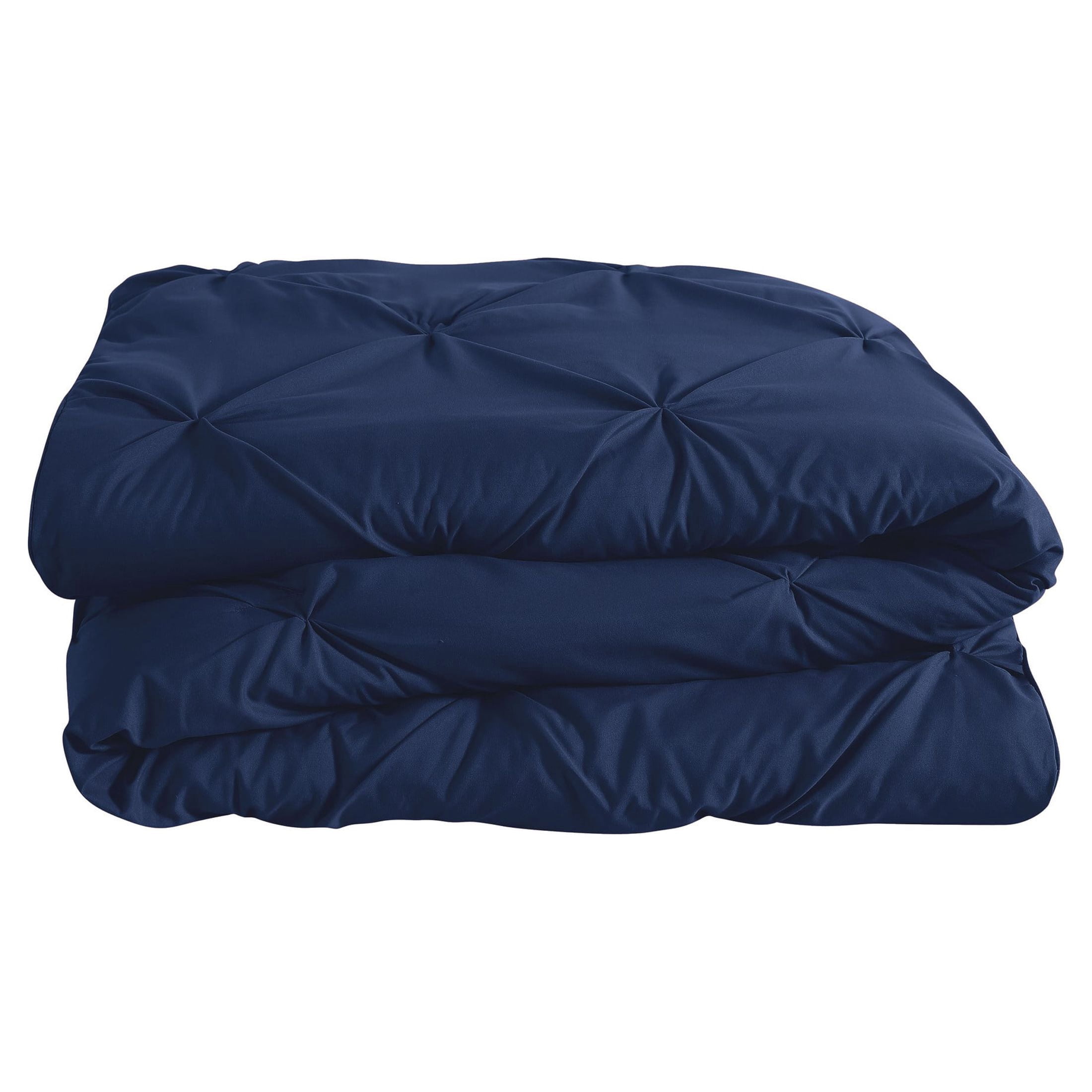 VCNY Home Carmen 4-Piece Navy Solid Comforter Set, King, Adult, Unisex