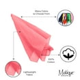 thumbnail image 4 of Motique Accessories Solid Color Bandana - Set of 6 Bandannas, 4 of 5