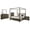 Dark Cocoa - 5-Piece, variant on Gran Park 4-piece Queen Bedroom Set Dark Cocoa