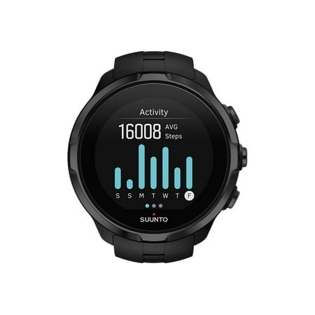 SUUNTO - Spartan Sport GPS Heart Rate Monitor Watch - All Black
