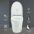 thumbnail image 6 of Alvantor Smart toilet with Built-in Heated Seat, Elongated Toilet with Auto Flush, Foot sensor Flush, Night Light White, 6 of 10
