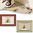thumbnail image 3 of Estera de café decoraciones de Navidad estera de secado con respaldo impermeable 24 "x 16", 3 of 11