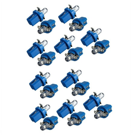 NEW 20x LED BULB METER DASH B8-5D T5 lamp with holder BLUE TUNING auto car light